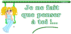 Gif animé je fait que penser à toi 